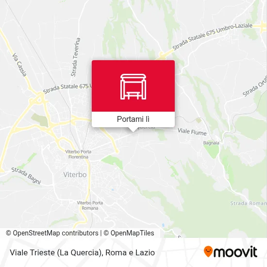 Mappa Viale Trieste (La Quercia)