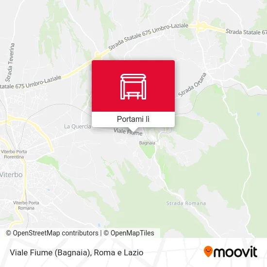Mappa Viale Fiume (Bagnaia)