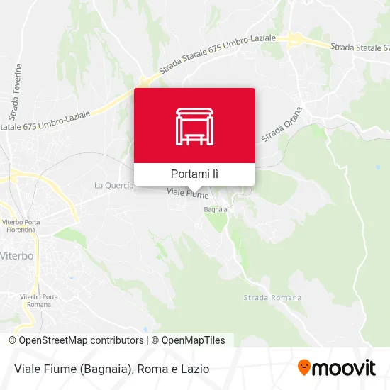 Mappa Viale Fiume (Bagnaia)