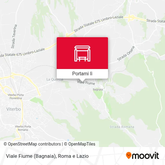 Mappa Viale Fiume (Bagnaia)