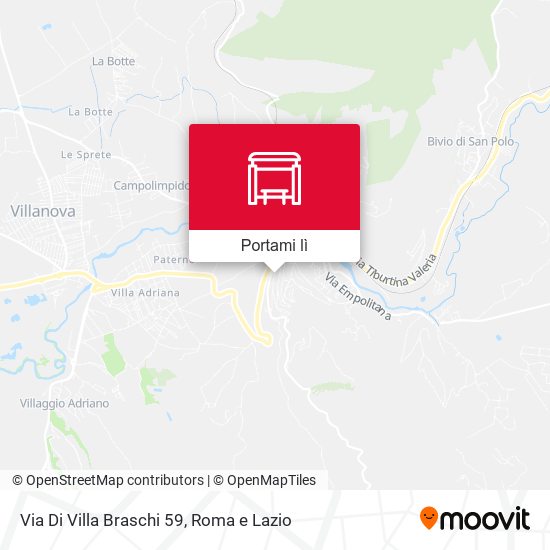 Mappa Via Di Villa Braschi 59