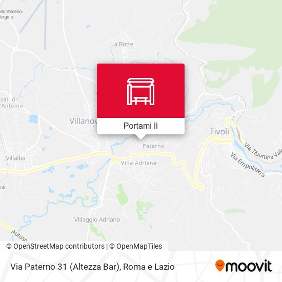 Mappa Via Paterno 31 (Altezza Bar)