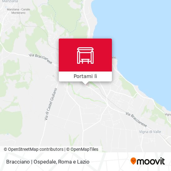 Mappa Bracciano | Ospedale