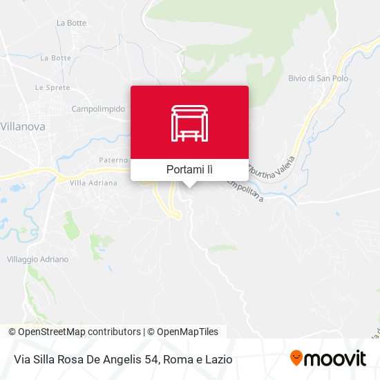 Mappa Via Silla Rosa De Angelis 54