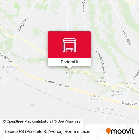 Mappa Labico FS (Piazzale R. Aversa)