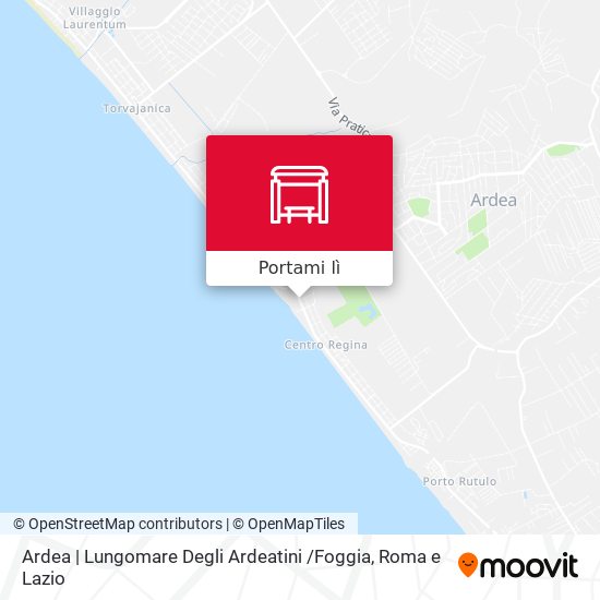 Mappa Ardea | Lungomare Degli Ardeatini /Foggia