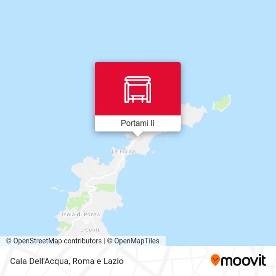 Mappa Cala Dell'Acqua