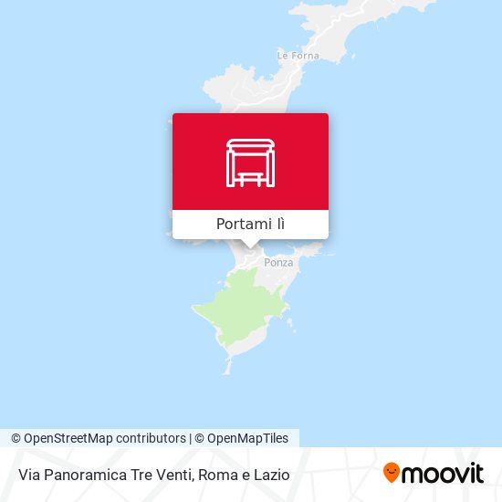 Mappa Via Panoramica Tre Venti
