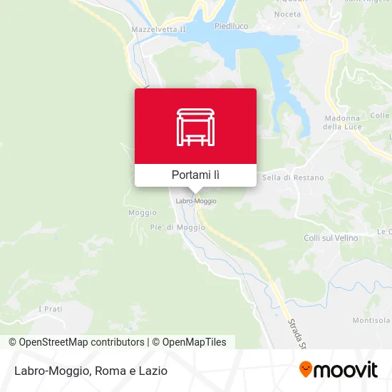 Mappa Labro-Moggio