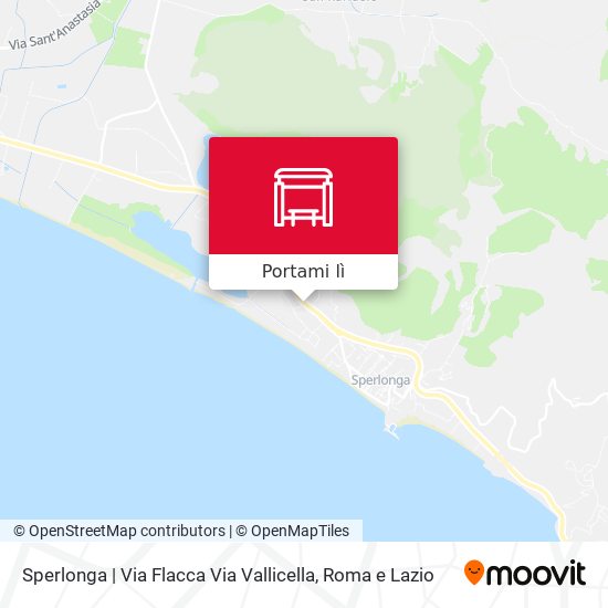Mappa Sperlonga | Via Flacca Via Vallicella