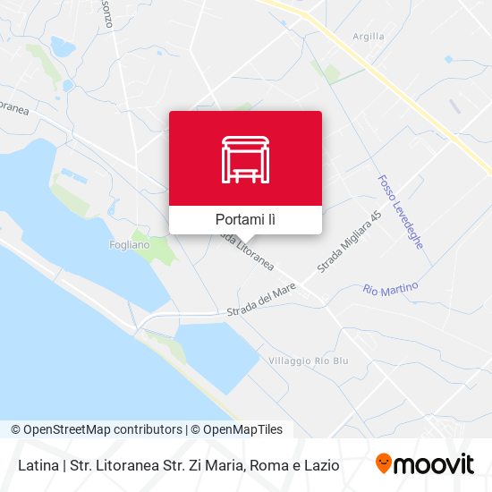 Mappa Latina | Str. Litoranea Str. Zi Maria