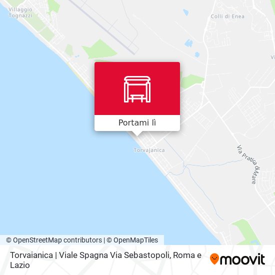 Mappa Torvaianica | Viale Spagna Via Sebastopoli