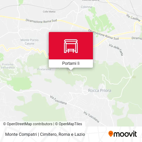 Mappa Monte Compatri | Cimitero