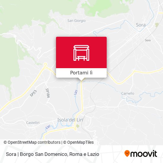 Mappa Sora | Borgo San Domenico