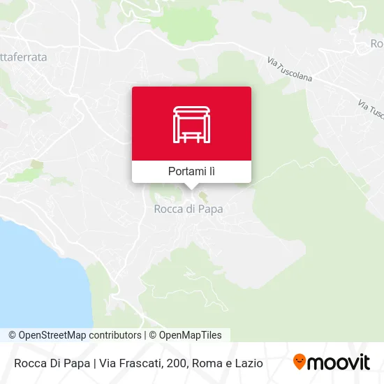 Mappa Rocca Di Papa | Via Frascati, 200
