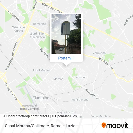 Mappa Casal Morena/Callicrate