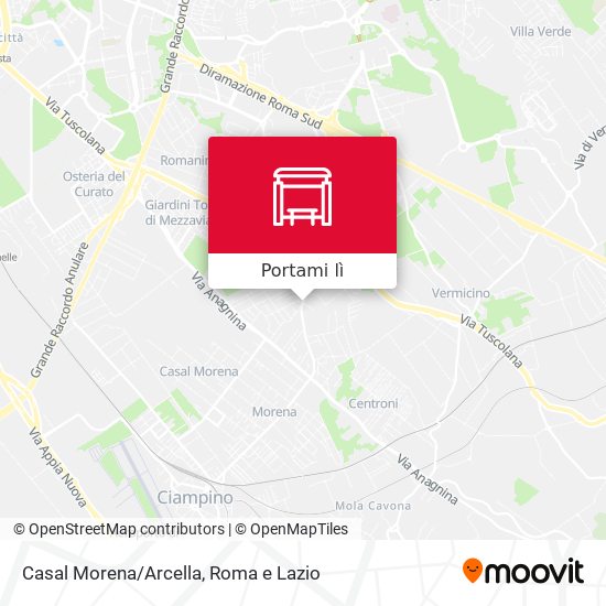 Mappa Casal Morena/Arcella