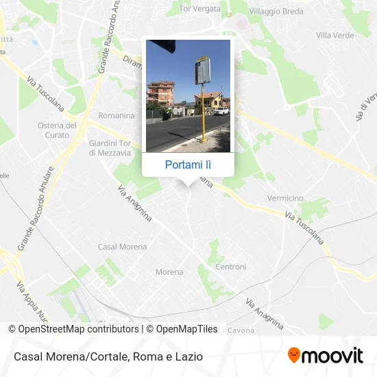 Mappa Casal Morena/Cortale