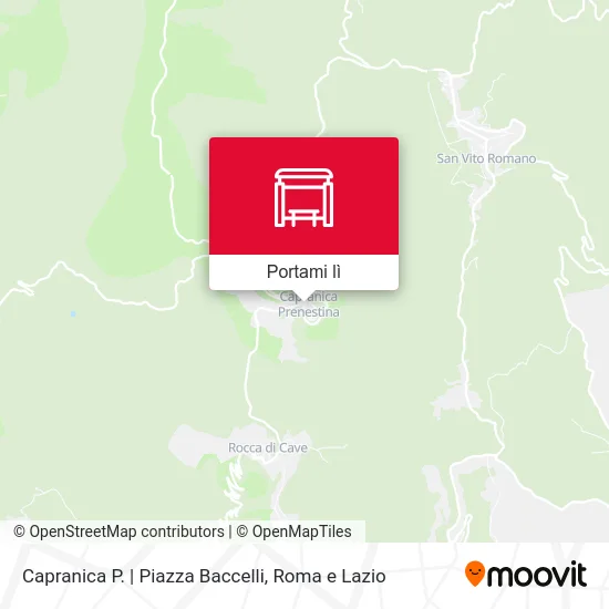 Mappa Capranica P. | Piazza Baccelli