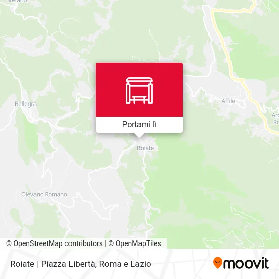 Mappa Roiate | Piazza Libertà