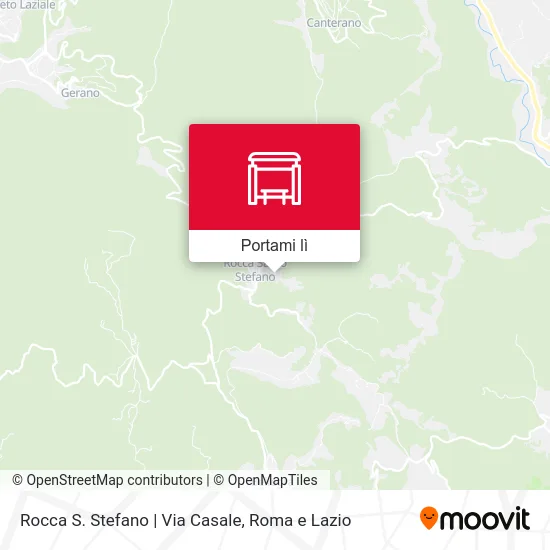 Mappa Rocca S. Stefano | Via Casale