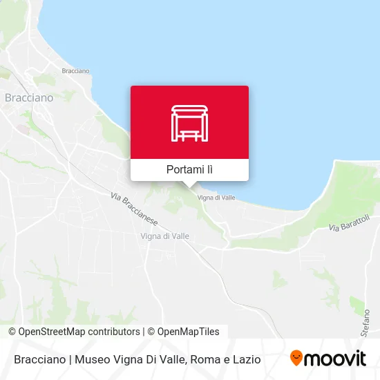 Mappa Bracciano | Museo Vigna Di Valle