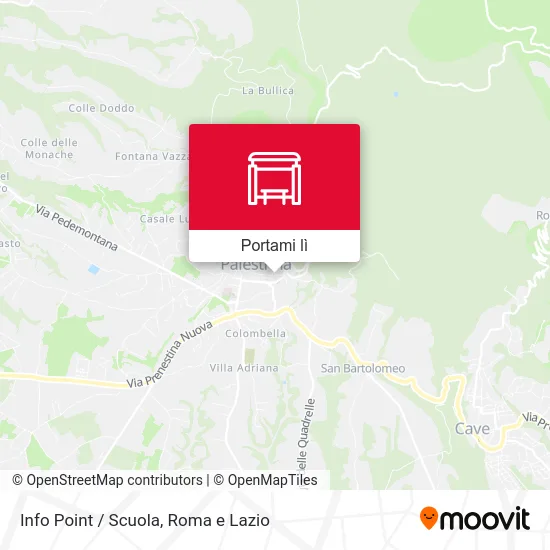 Mappa Info Point / Scuola
