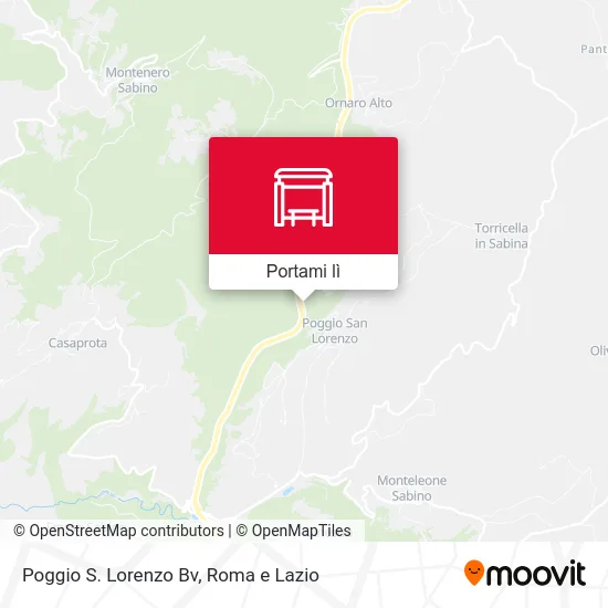 Mappa Poggio S. Lorenzo Bv