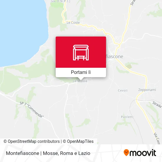 Mappa Montefiascone | Mosse
