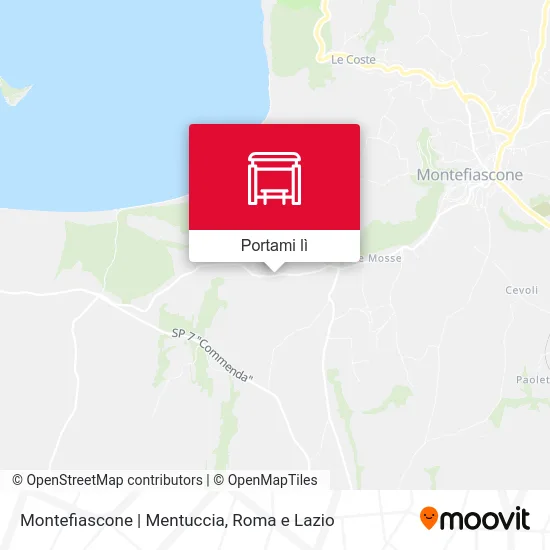 Mappa Montefiascone | Mentuccia