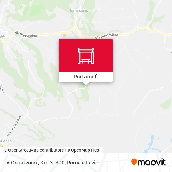 Mappa V Genazzano , Km 3 .300