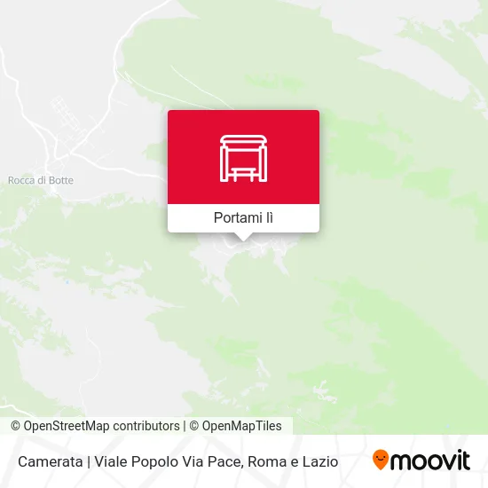 Mappa Camerata | Viale Popolo Via Pace