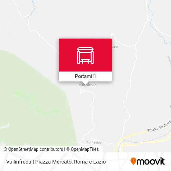 Mappa Vallinfreda | Piazza Mercato