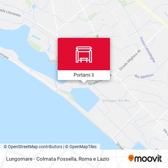 Mappa Lungomare - Colmata Fossella