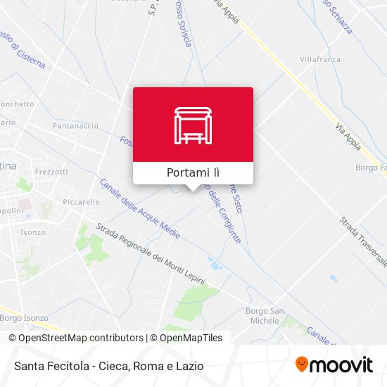 Mappa Santa Fecitola - Cieca