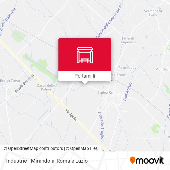 Mappa Industrie - Mirandola