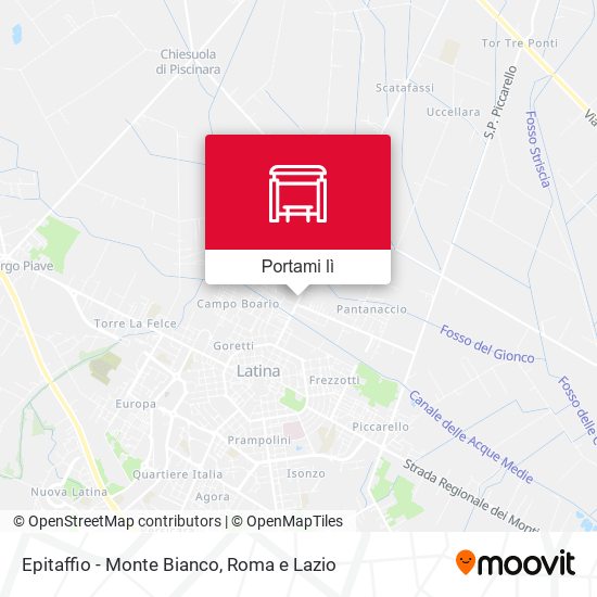 Mappa Epitaffio - Monte Bianco