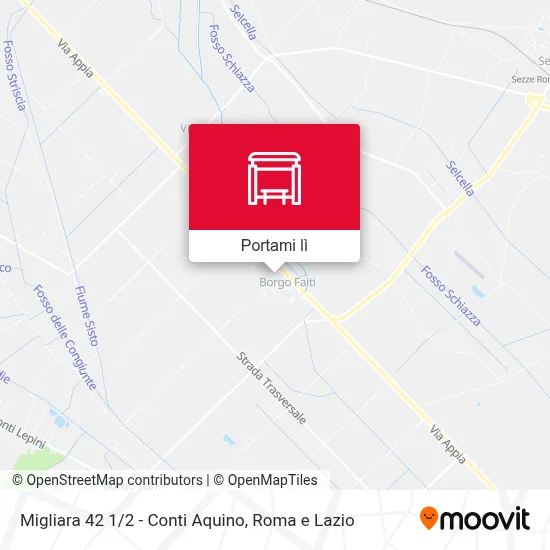 Mappa Migliara 42 1/2 - Conti Aquino