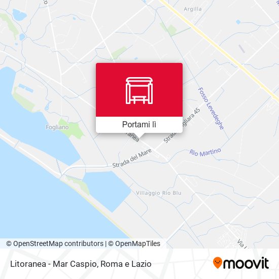 Mappa Litoranea - Mar Caspio
