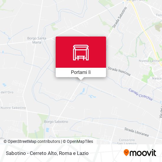 Mappa Sabotino - Cerreto Alto