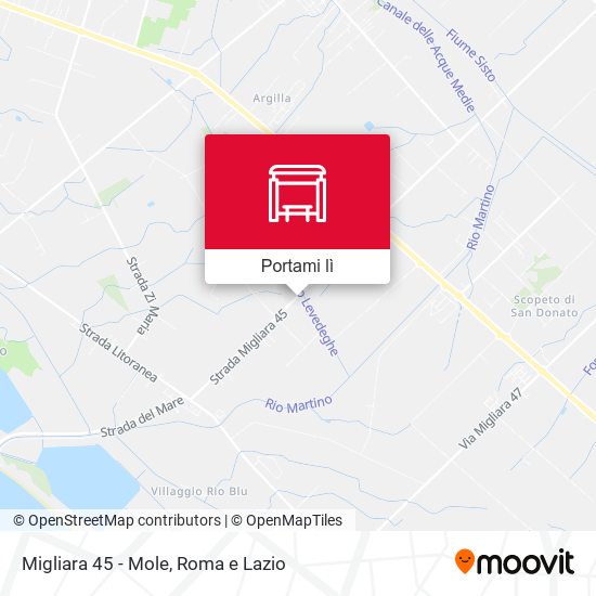 Mappa Migliara 45 - Mole