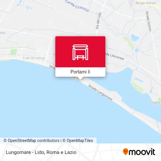 Mappa Lungomare - Lido