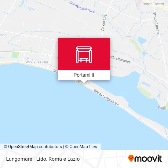 Mappa Lungomare - Lido