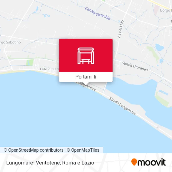 Mappa Lungomare- Ventotene