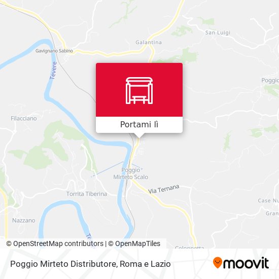 Mappa Poggio Mirteto Distributore