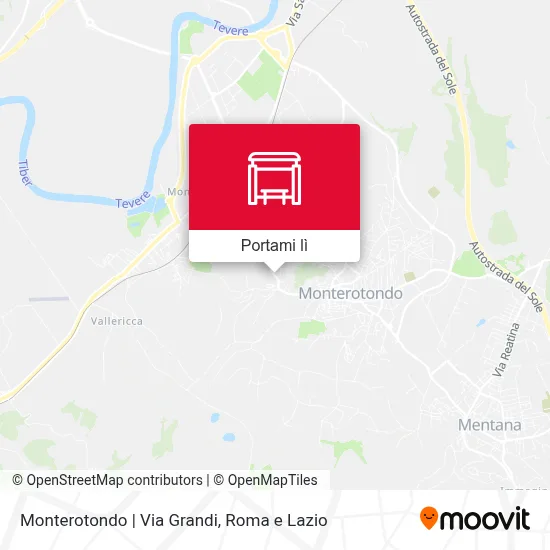 Mappa Monterotondo | Via Grandi