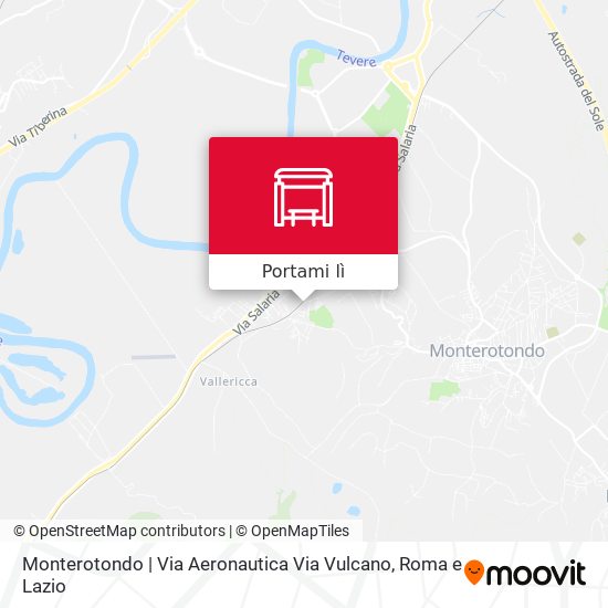 Mappa Monterotondo | Via Aeronautica Via Vulcano