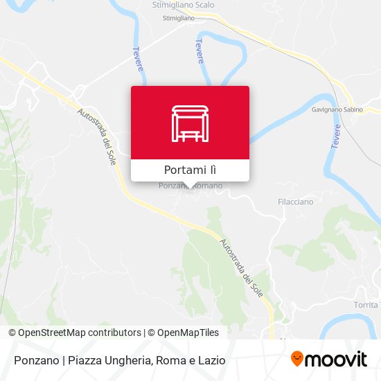 Mappa Ponzano | Piazza Ungheria