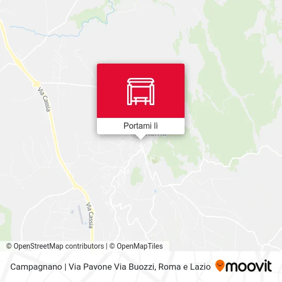 Mappa Campagnano | Via Pavone Via Buozzi