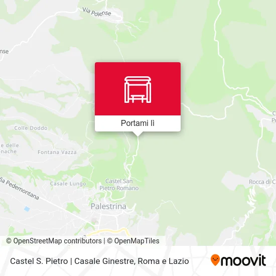 Mappa Castel S. Pietro | Casale Ginestre